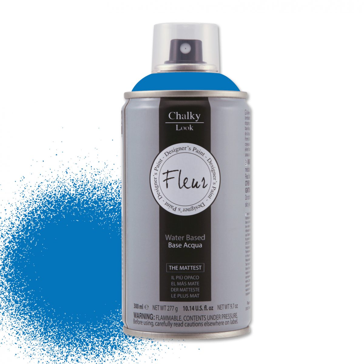 Fleur - Spray Chalky Look - 300 ml - primary cyan