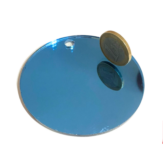 Plexiglass / Acrilico / metacrilato estruso specchiato sky blue 3mm