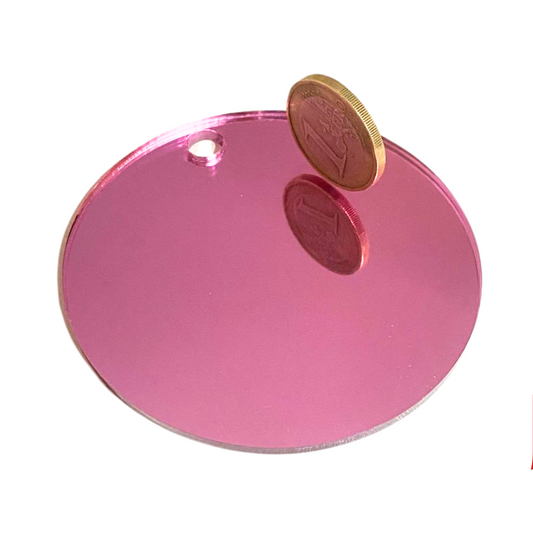 Plexiglass / Acrilico / metacrilato estruso specchiato rosa 3mm