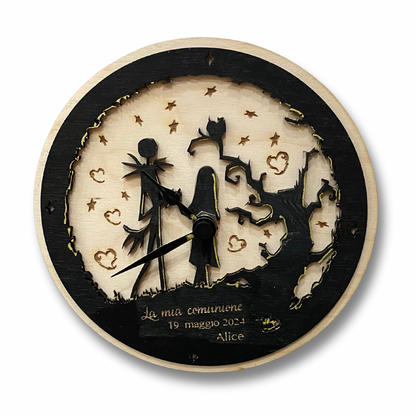 Bomboniera orologio "Nightmare Before Christmas" Personalizzabile - made in Italy