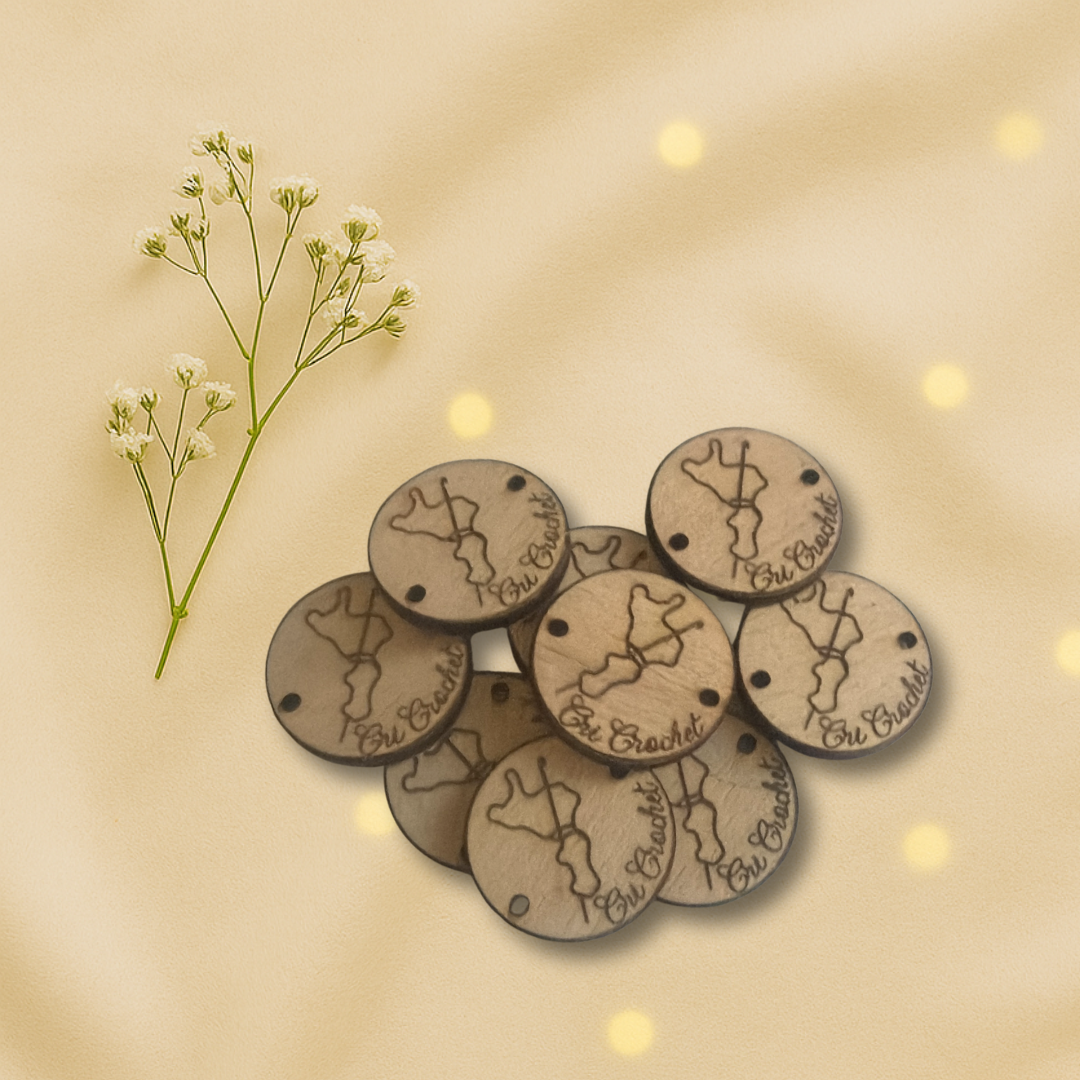 Etichette personalizzate in faggio - pz 50