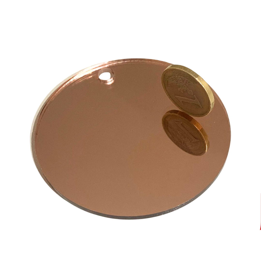 Plexiglass / Acrilico / metacrilato estruso specchiato oro rosa 3mm